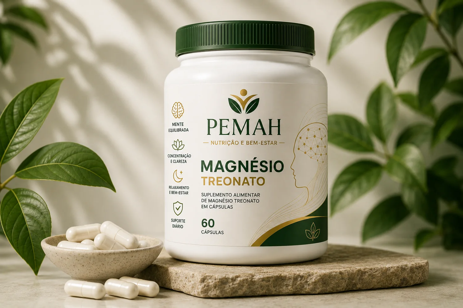 Magnésio L-treonato: a forma que chega ao cérebro